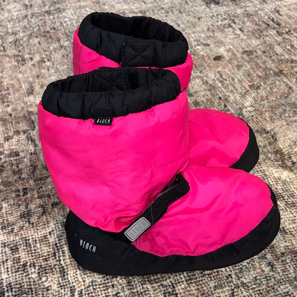 Bloch Fuchsia and Black Dance Booties